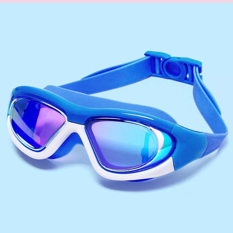 Gafas de natación impermeables y antivaho para niños, HD, gorro de natación para niñas, conjunto de gafas de natación para niños, Shut Uv