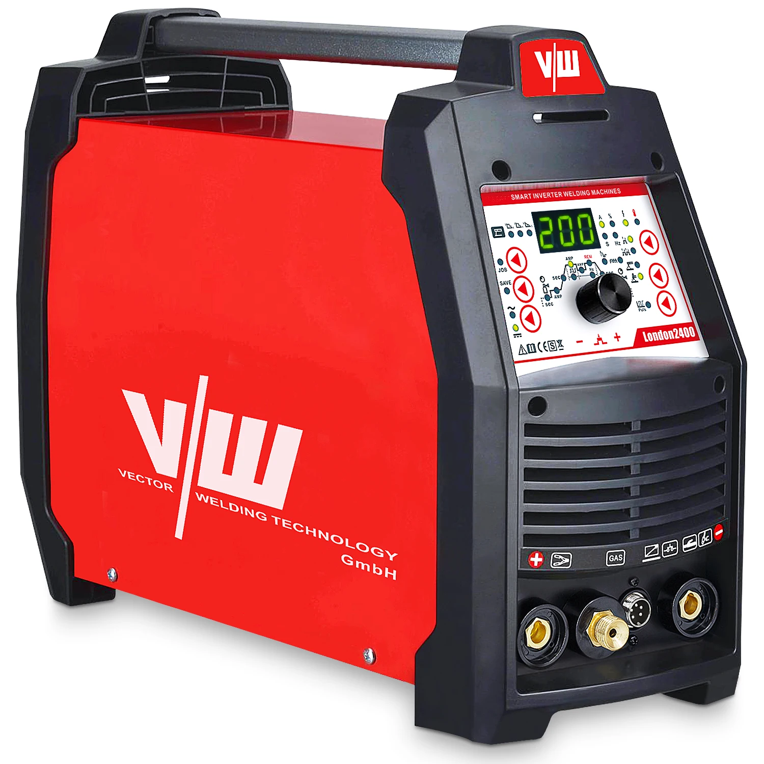 Stahlwerk &vector London 2400 Digital AC DC TIG Welding Machine Weld 1mm Thickness Aluminum Welder