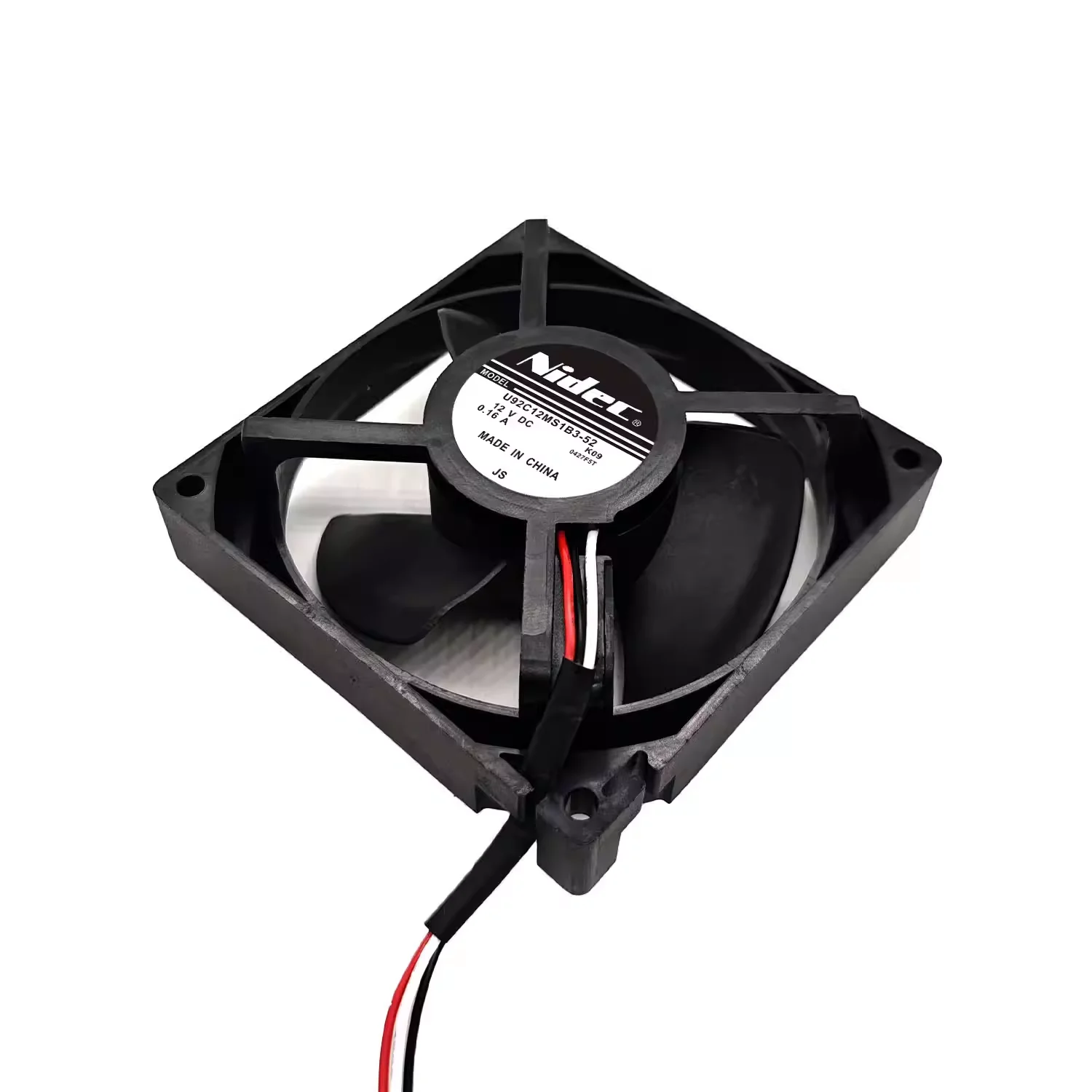New For NIDEC U92C12MS1B3-52 Refrigerator Refrigeration and Freezing Cooling Fan 9CM 12V 0.16A