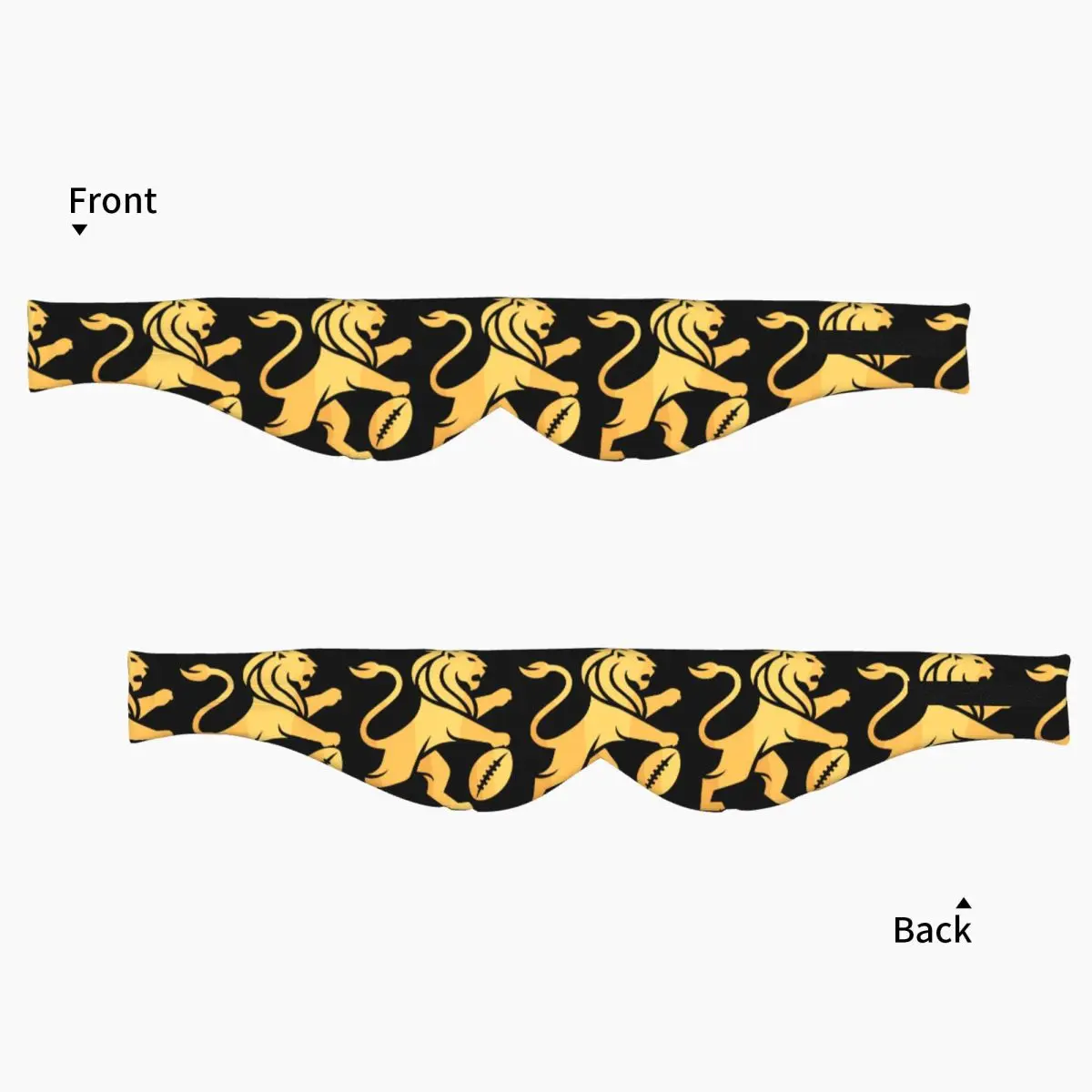 Brisbane Lions sleep eye mask Light Blocking Portable Eye Cover for Girls Boys Home Sleeping Party Gift Eyeshade eyepatch view 3