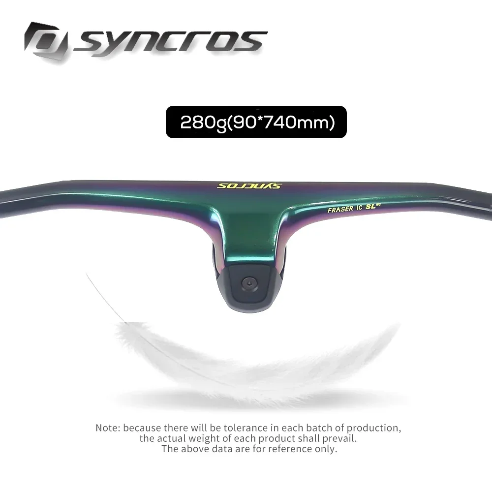 SYNCROS Carbon Handlebar -20° Stem 70-100mm * 780mm FRASER IC SL WC Chameleon MTB Bike Handlebars Matte/Gloss