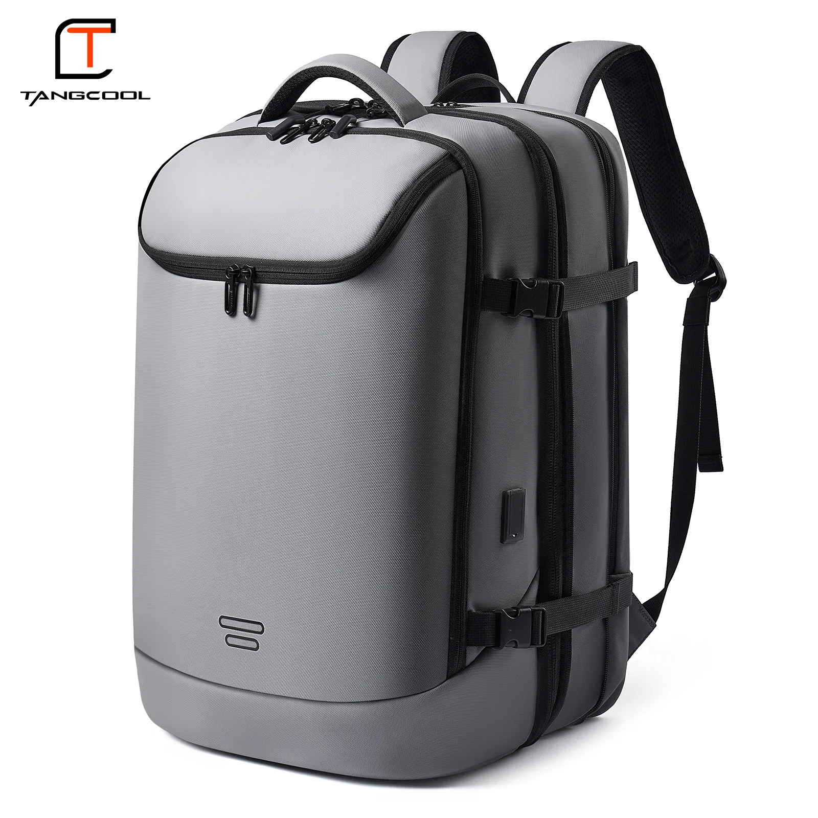 

2026 Expandable Travel Backpack 50L Large Capacity Laptop Backpack Fits 17.3 Inch Water-resistant Business Backpack