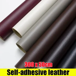 Leather Repair Patch Kit Self-Adhesive Leather Tape for Couches Sofa Furniture Car Seats Bags Jackets Waterproof Leather Sticker