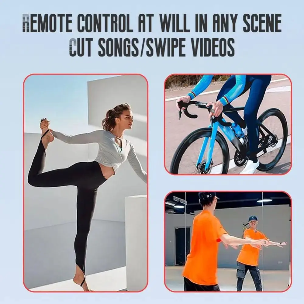 

Wireless Auto Clicker Remote Controller Portable Stable Signal Transmission Wireless Selfie Button Scroll Through Pages
