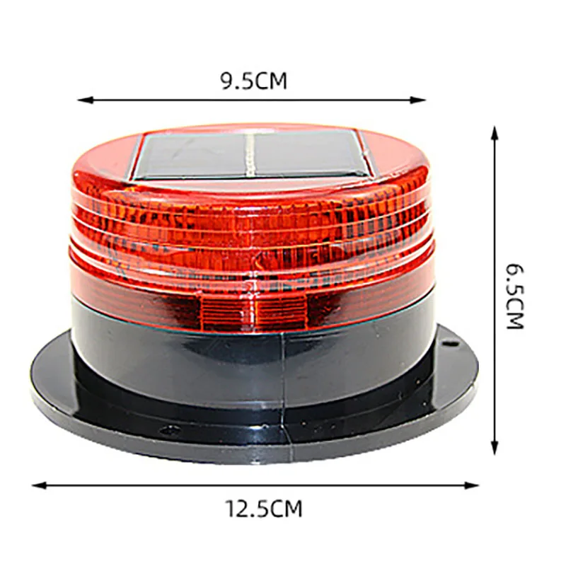 Luz parpadeante magnética para techo de coche, luz de advertencia Solar LED nocturna de alta eficiencia energética, señal de emergencia, Sensor automático