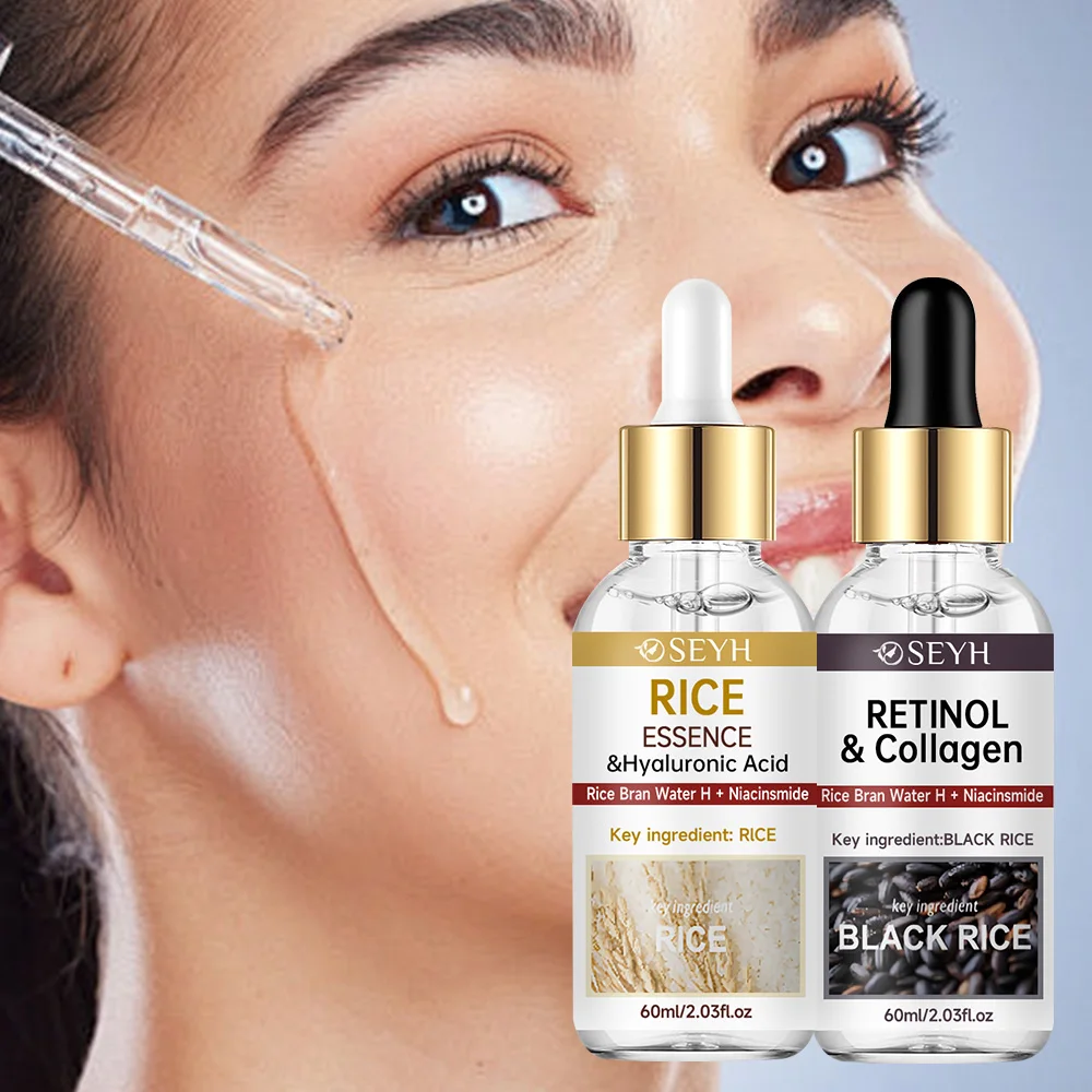 

Увлажняющий крем SEYH Rice Essence Liquid для дневного и ночного применения с коллагеном, алоэ вера и ниацинамидом, глубокое увлажнение, осветление, выравнивание тона кожи