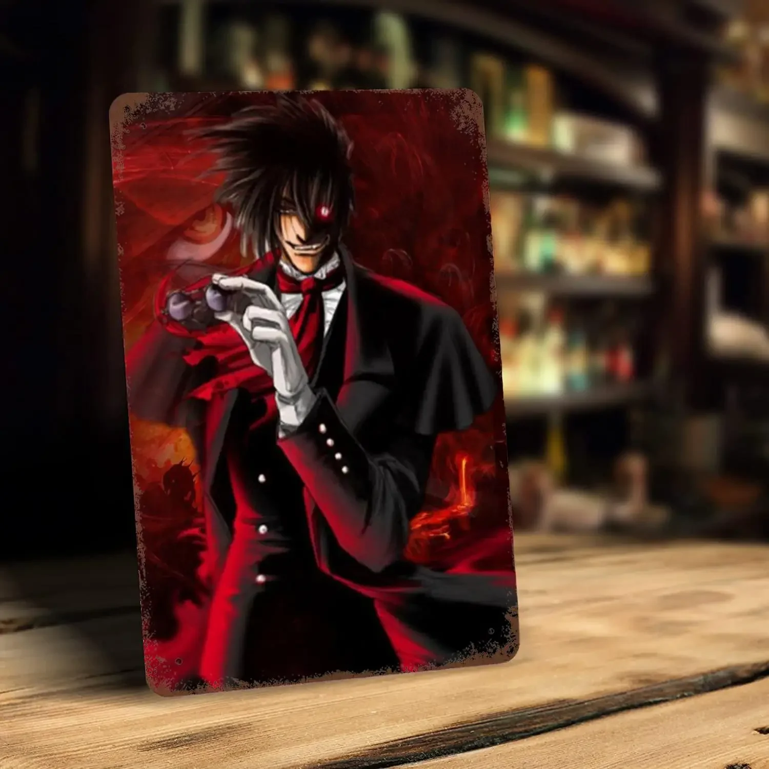 Hellsing (5) Modern Metal Signs wall decor Vintage Tin Signs Captain Metal Poster Decor for Bar Pub Club Wall Decoration