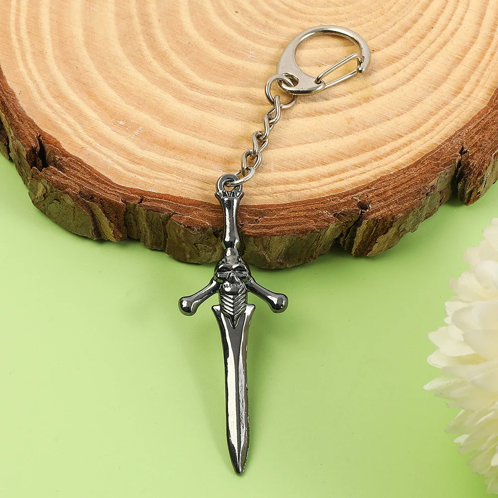 Game Devil Dante Sword Metal Keychain - Cool Cosplay Keyring Pendant for Party Accessories And Collection Trendy Gift
