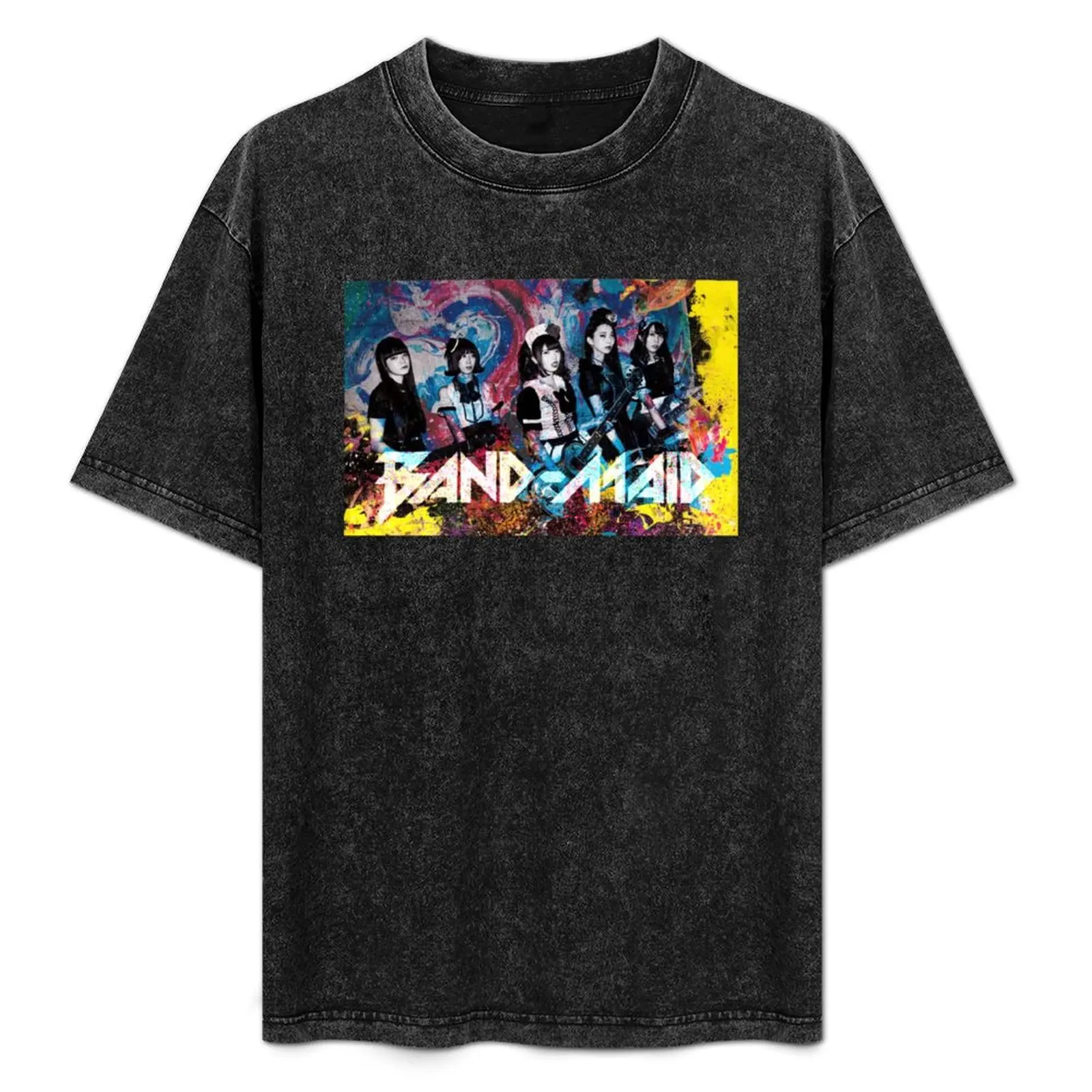 

Band-Maid Watercolor T-Shirt gifts for boyfriend heavyweights oversizeds mens white t shirts