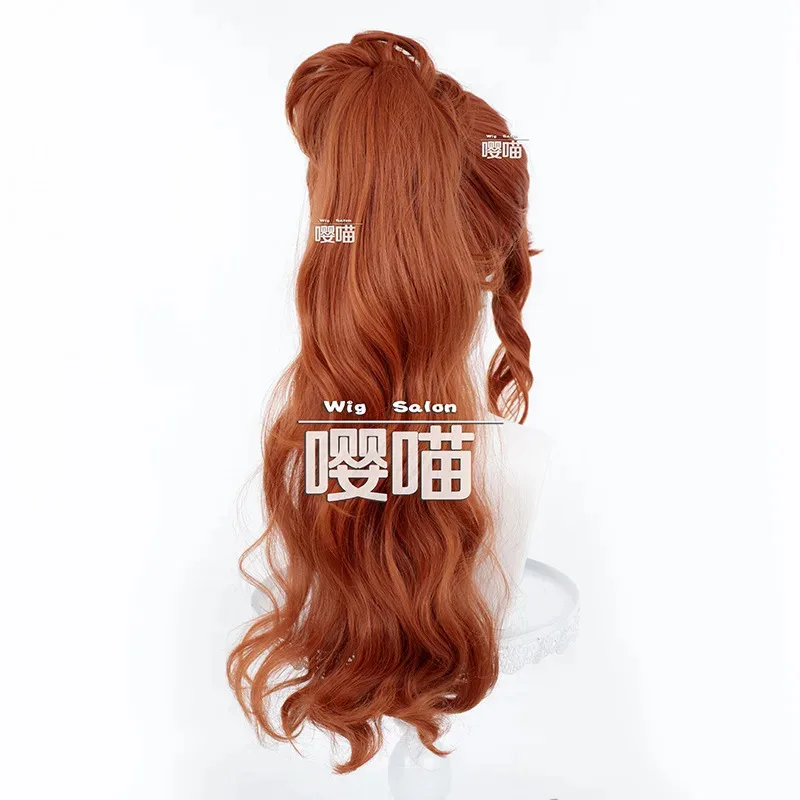 Cyarcher brynhildr vilulf peruca cosplay jogo identidade v marrom resistente ao calor cabelo sintético anime cosplay archer perucas dia das bruxas