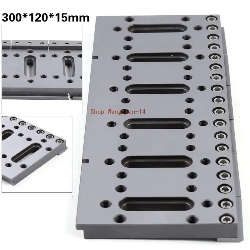 Wire EDM Fixture Tool Board Stainless Jig Tool For Clamping & Leveling 300*120*15mm WEDM Part