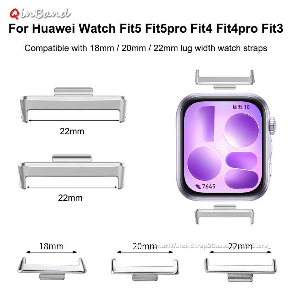 Металлический-адаптер-для-huawei-watch-fit-4-4pro-fit-3-соединитель-для-ремешка-нержавеющая-сталь-ширина-ремешка-20-мм-22-мм-аксессуары-для-huawei-fit5