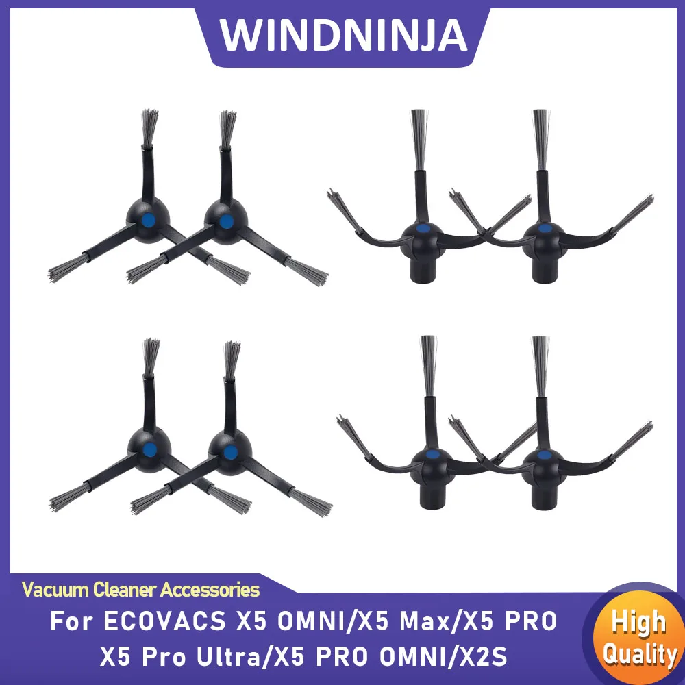 Für Ecovacs Roboterstaubsauger Seitenbürste für X5 PRO OMNI X5 Pro Ultra X5 PRO X5 OMNI X5 Max X2S Zubehör Kantenbürste Ersatzteile