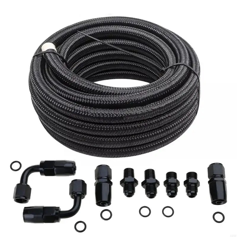 

Automatic Transmission Coolers 6AN Hose Line 15Ft Transmission Coolers Hose Fit For 4L60E 4L65E Car Accessories