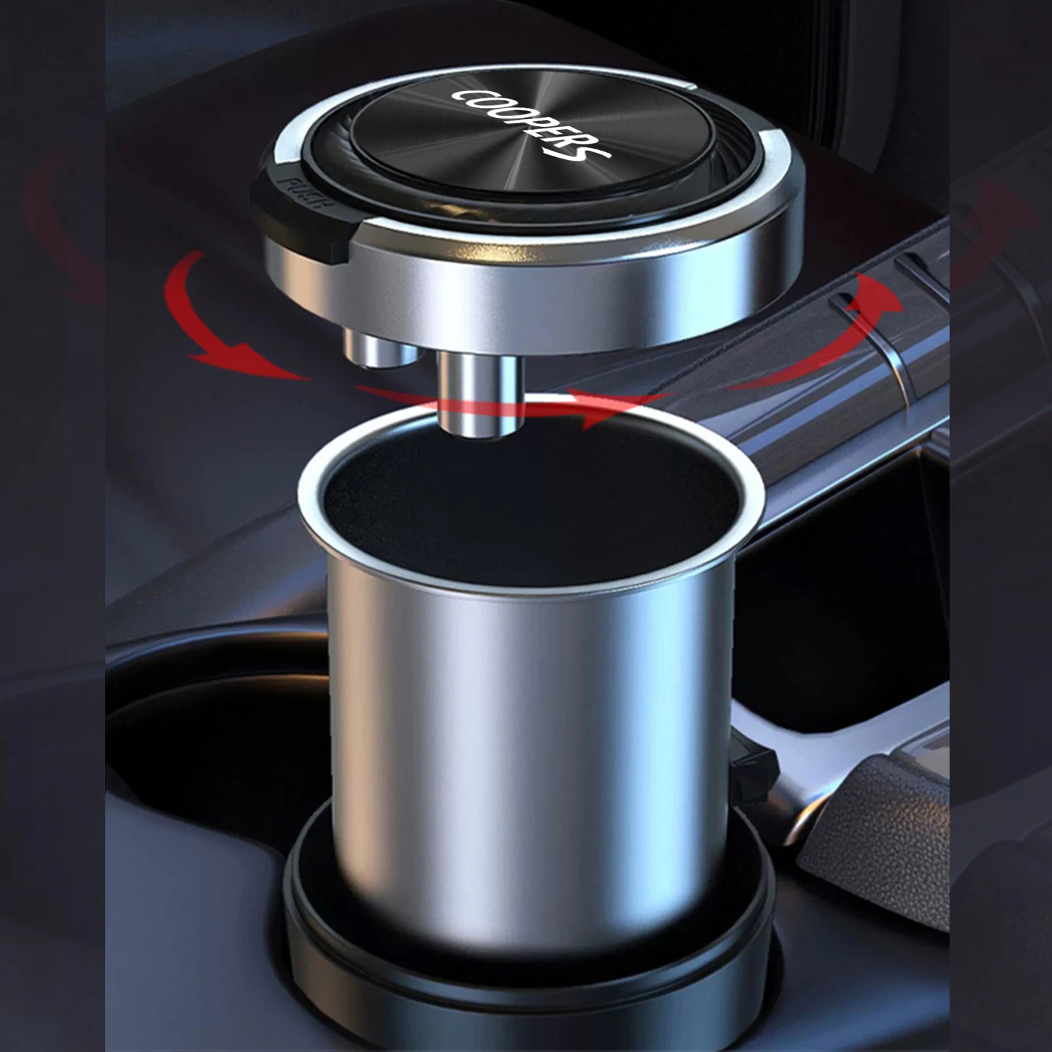 car cenicero ashtray texture car accessoires for mini coopers all4 works R56 R50 R51 R52 R53 R52 R55 R57