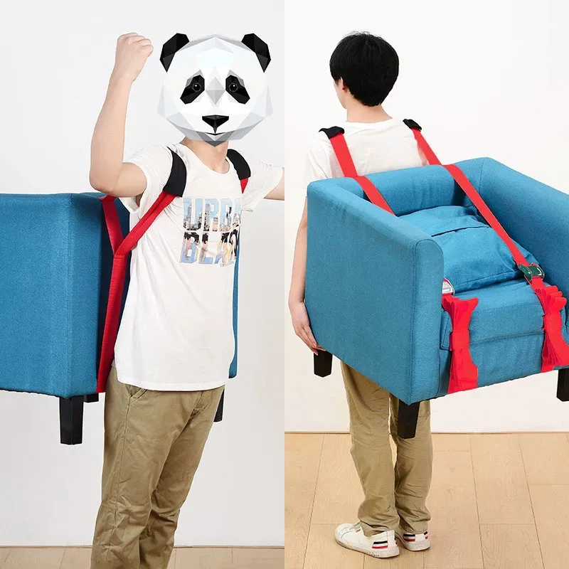 Furniture Moving Carrying Straps Shoulder Forearm Carry Rope Lift Heavy Furniture Transport Belt Ropes Lifting Cord Moving Strap