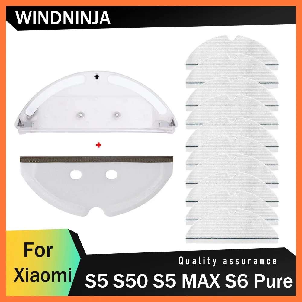 

Disposable Household Vacuum Cleaner Parts for Xiaomi Roborock S50 S53 S54 S55 S5 Max S6 S6 Pure Mop Cloth Mop Holder Water Tank