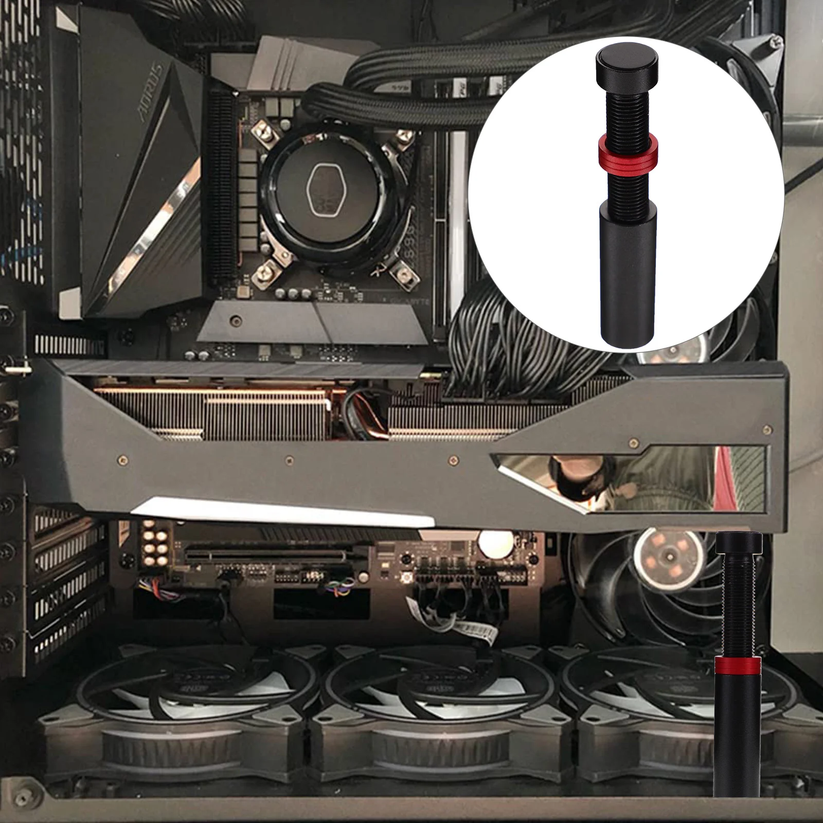 

Graphics Card Bracket Gpu Brace Support Holder Computer Cards Frame Vertical Mount