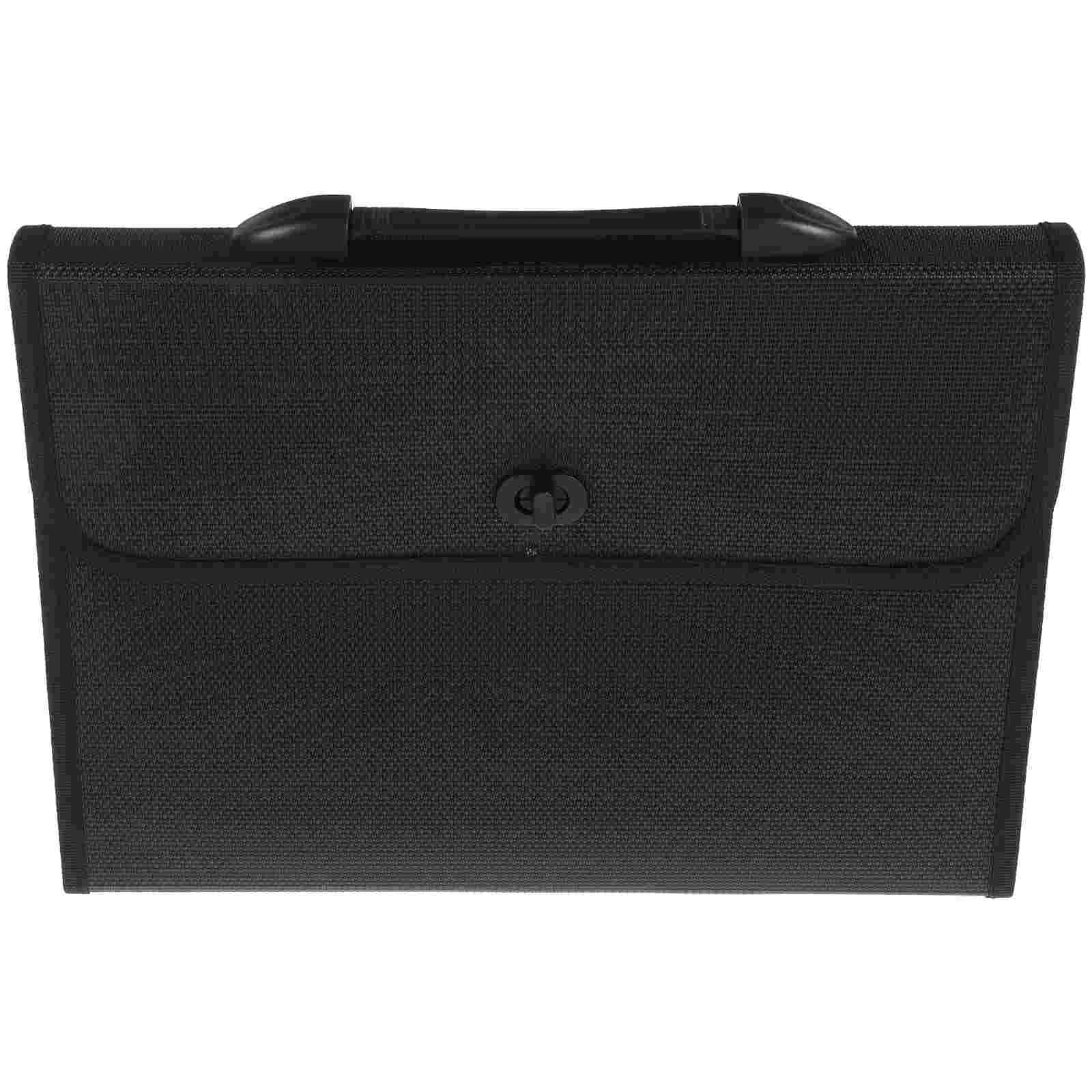 Accordion File Folder Label Multi-layer Bag Paper Document Holder Plastic Organizer
