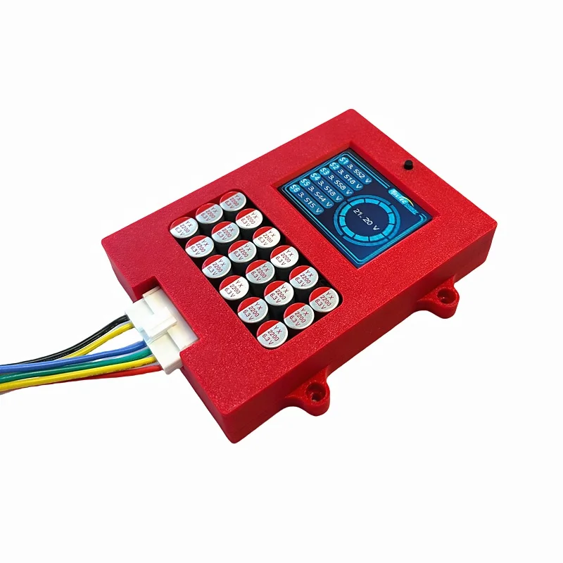 For 6S LTO Active Balancer with ABS Protective Case LCD Display Heltec 5A Active Balancer for Lithium Battery LiFePO4 Li-ion