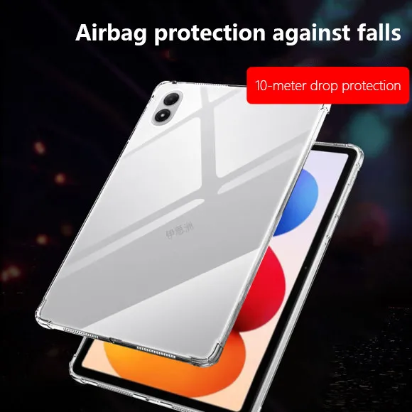 

Прозрачный чехол для Redmi Pad 2 Pro 12,1 дюйма 2025 Pad 2 11 дюймов SE 11 Xiaomi Pad 6 6Pro 5 5Pro подушка безопасности силиконовый защитный чехол