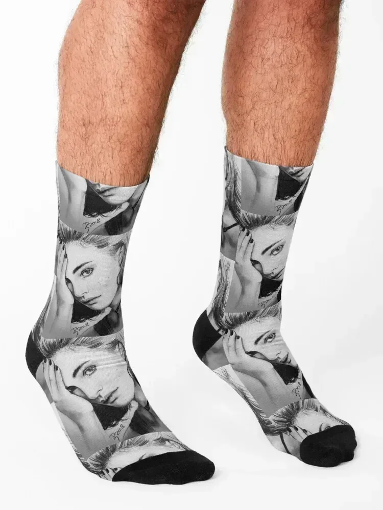 جوارب ناتالي بورتمان للجري في أرضية الشتاء الدافئة هدايا مضحكة جوارب للرجال والنساء