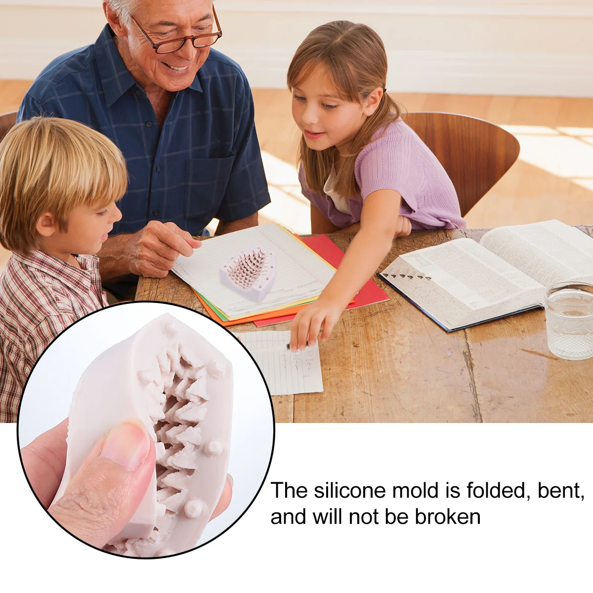 

1Pcs Silicone Mold Pinecone Shape Flexible Transparent Christmas 3D Baking Craft Mold DIY Baking Molds DIY Supply