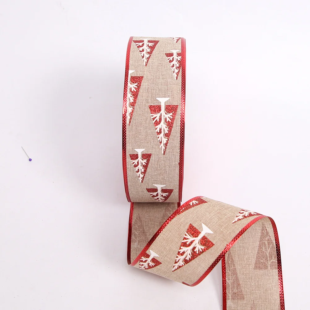 

1Pcs Pine Style Weaving Ribbon Imitation Linen Hanging Band for Gift Wrapping DIY Wedding Decorative Packaging