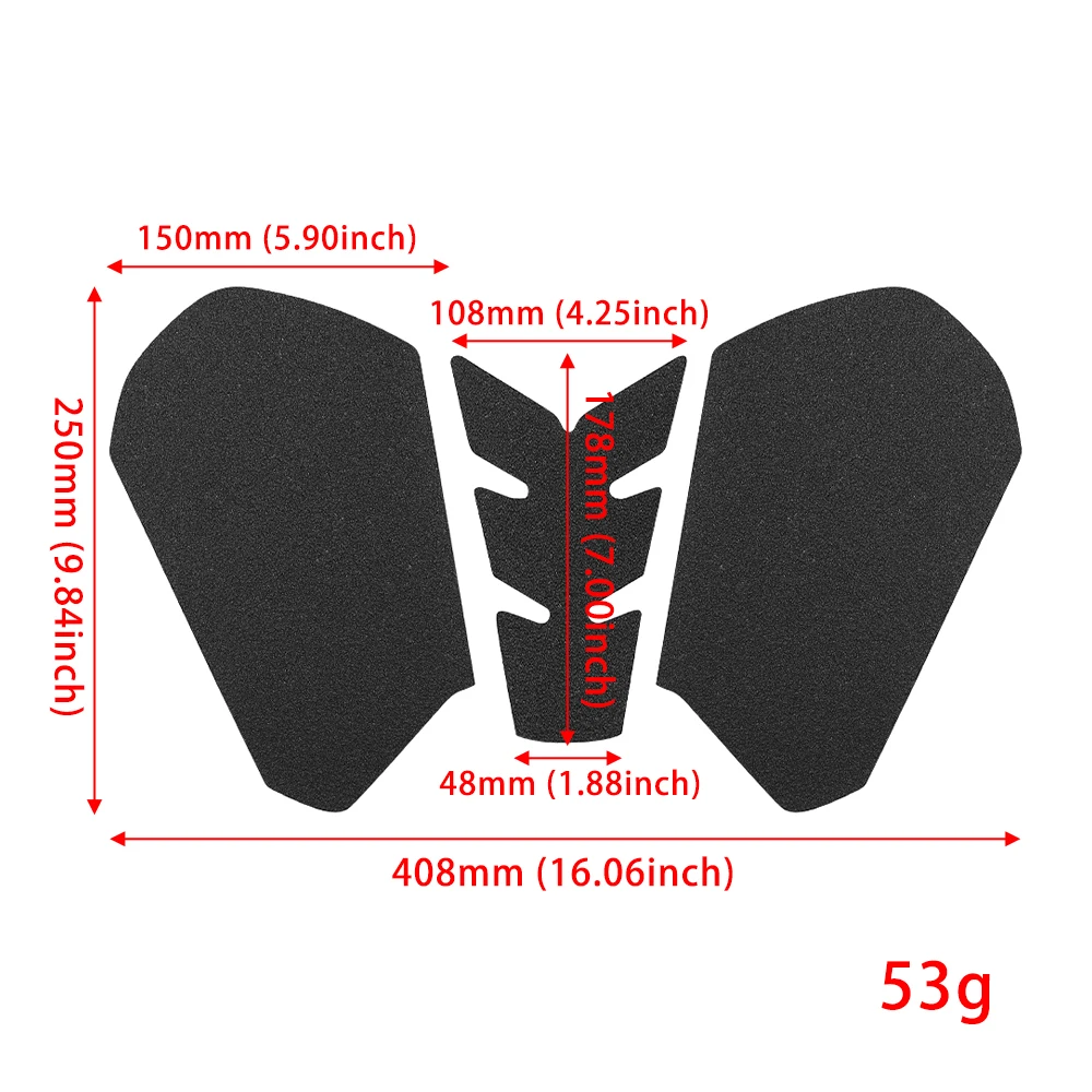 Motorcycle Gas Fuel Tank Traction Pad Rubber Decal Side Knee Protector Decals For Honda CBR600RR 2013-2018 2014 2015 2016 2017