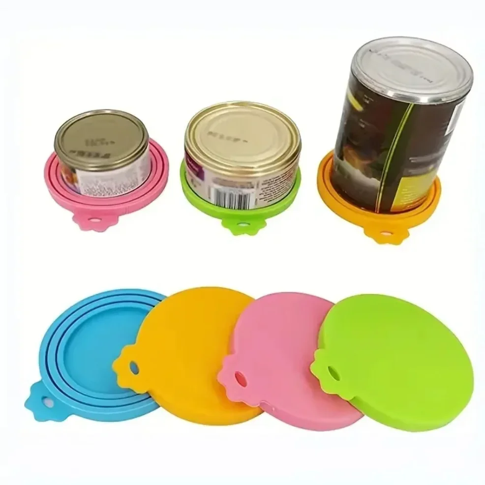 

1pc Reusable Silicone Pet Can Lid Bpa Free, Suitable For Most Sized Dog And Cat Cans - Keeps Food Fresh Prevents Bacterial Odors