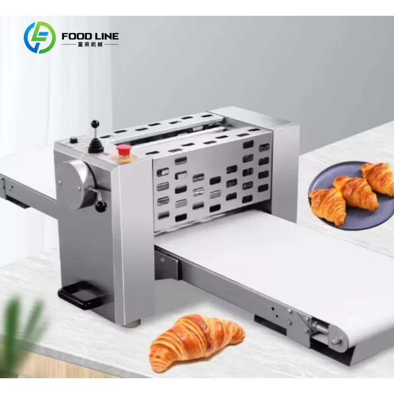 Customized CE Certified Croissant Roller Puff Pastry Dough Sheeter Bakery Laminating Machine Bread Laminator for Patisserie