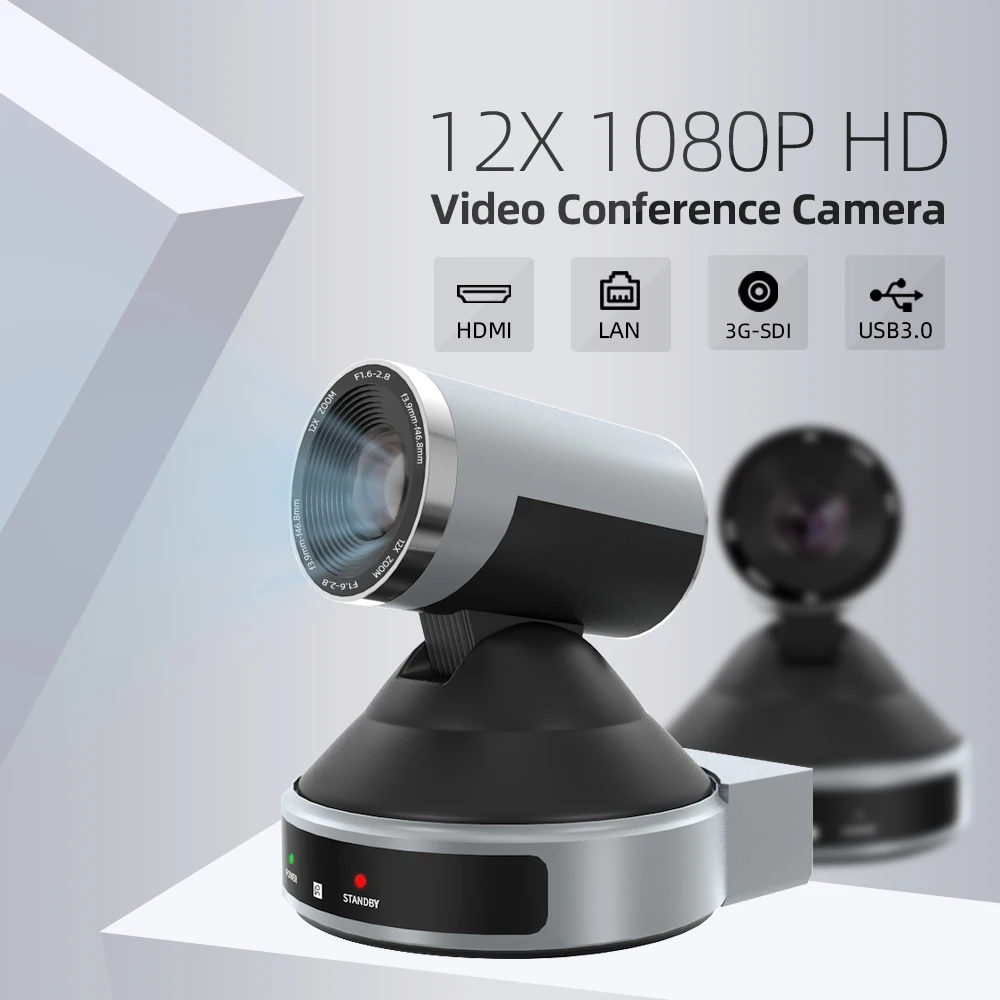 1080P 12X USB Videoconference System For Teleconference, HDMI SDI IP Video Conference Camera Suitable for meeting rooms