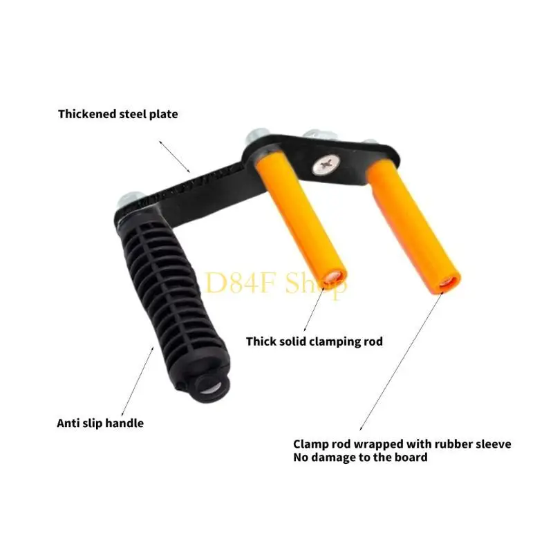D84F 2Pcs Professional Plasterboard Transport Bracket Plasterboard Carriers Lifting Tool With Comfortable Grip Clip Hand Lift