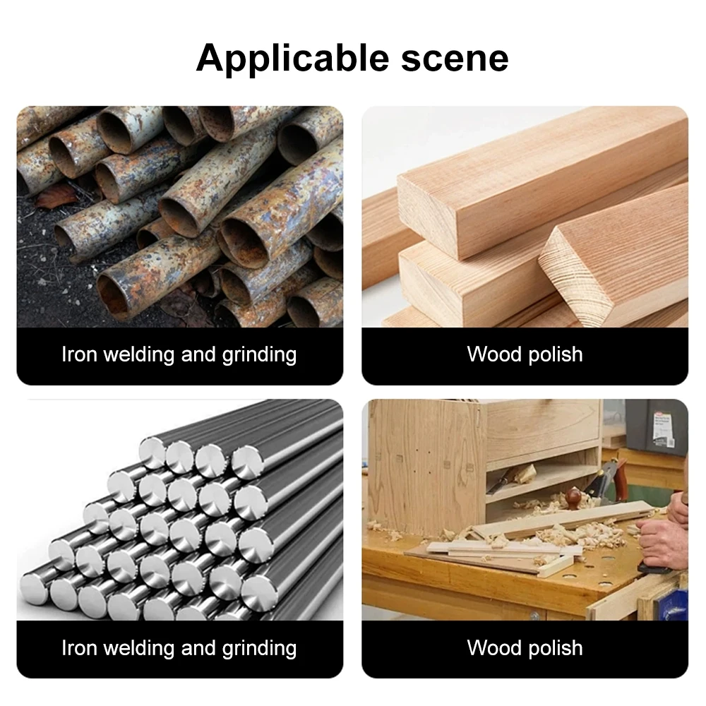 High-Speed Air Polisher 15000RPM With Various Materials Sanding Pads For Car Polishing Woodworking & Metal Surface Finishing