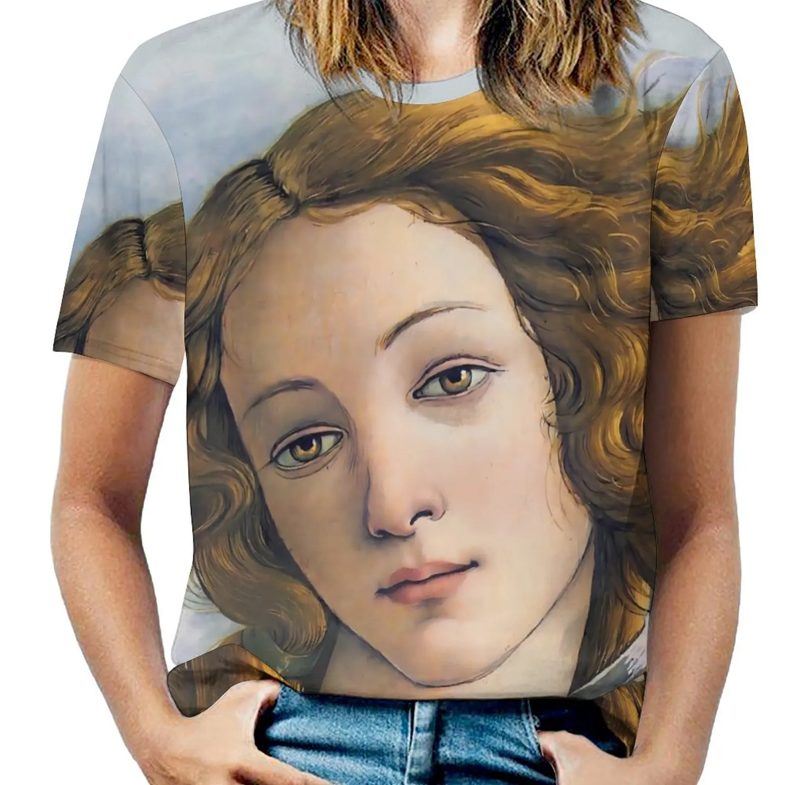 Beach Sandros Botticelli T-Shirts Beautiful Birth of Venus T Shirt Female Short Sleeve Aesthetic Oversize Tee Shirt Clothes