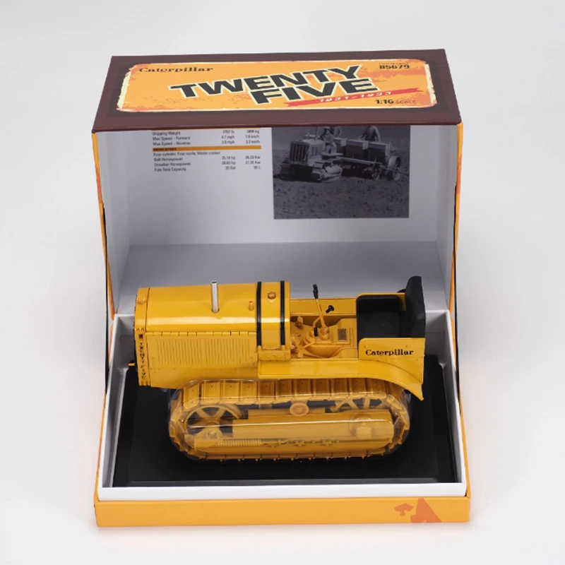 

DM Diecast 1:16 Scale CAT 25 Tractor Alloy Engineering Vehicle Model 85679 Toy Collection Souvenir Static Display Gift