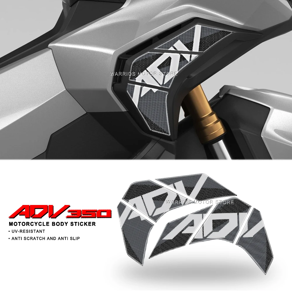 

For HONDA ADV350 ADV 350 2022 2023 3D Side car head Sticker Motorcycle Body Sticker Non-slip Decorate Sticker