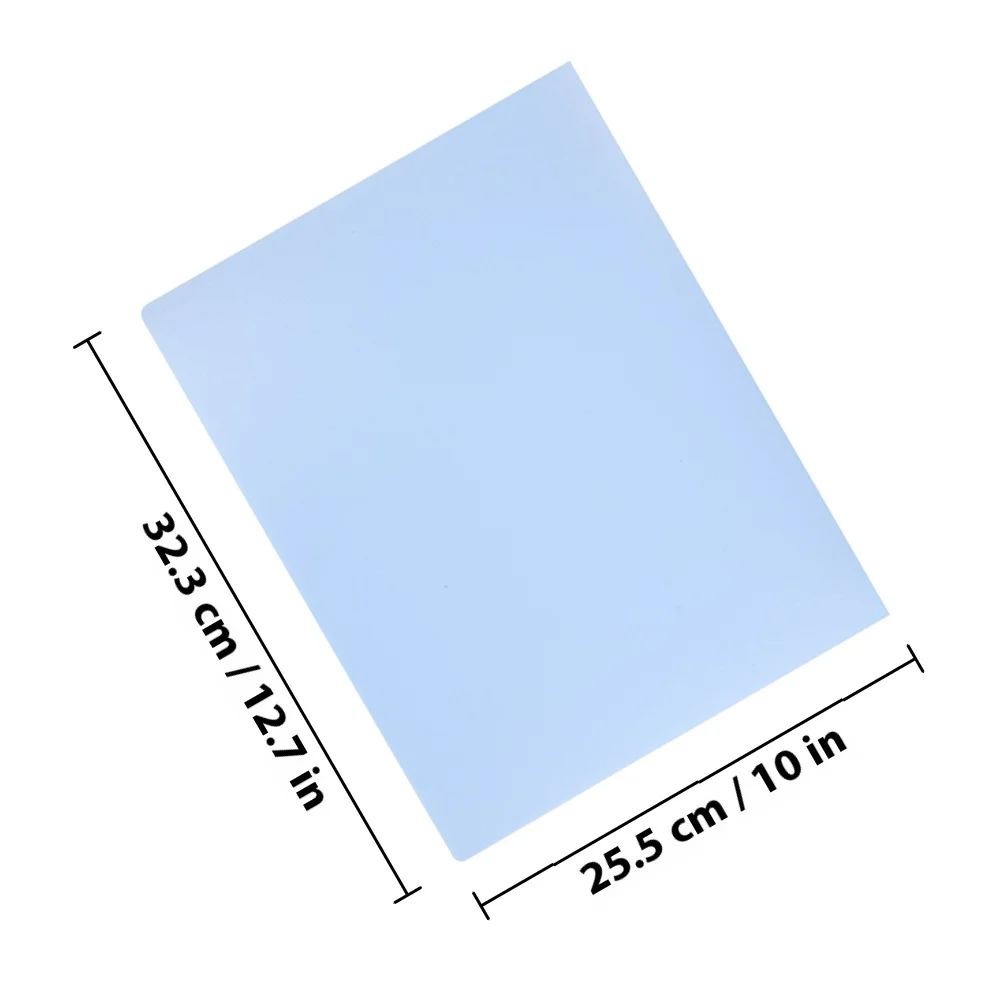 3pcs Punch Hole Loose Leaf Folder Portable A4 File Organizer For Office School Home Document Storage Sheet Protector Binder