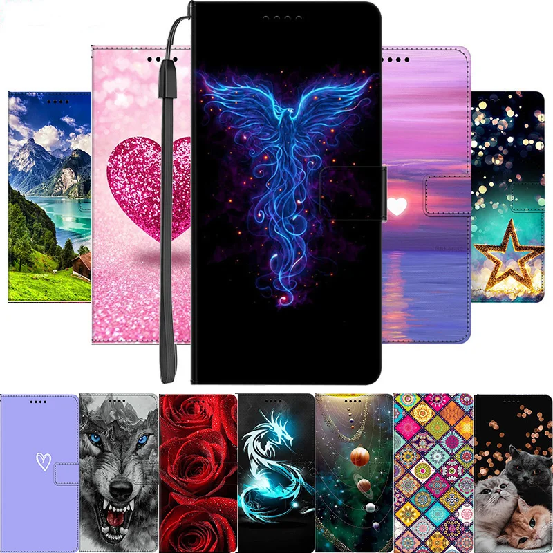 Capa de couro flip para xiaomi mi 11 lite note 10 lite capa de telefone capa de livro magnético para poco f7 ultra redmi k80 pro capa carteira