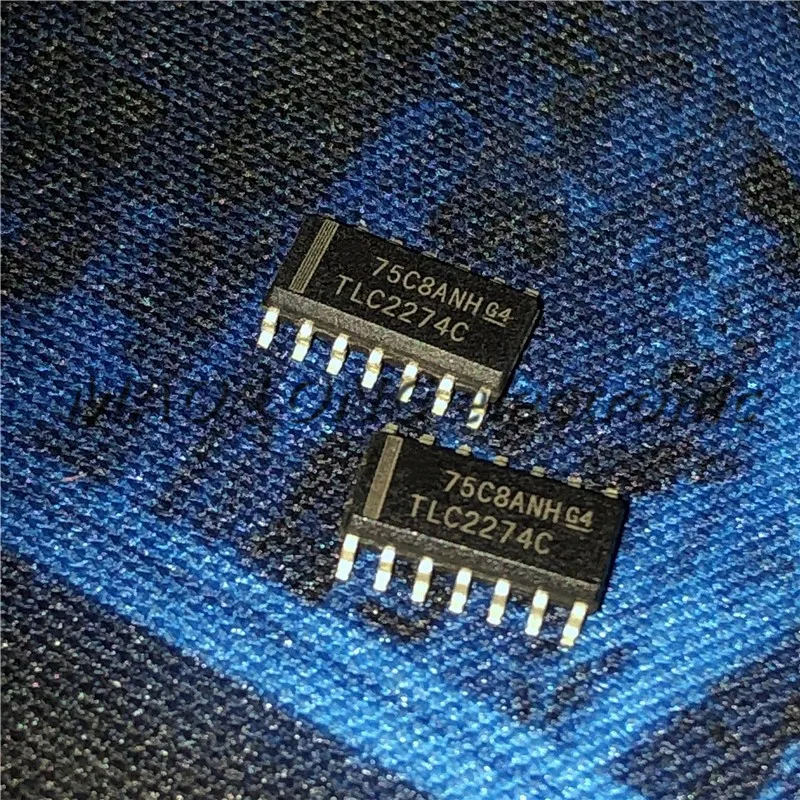 5 PÇS/LOTE TLC2274CDR TLC2274C SOP-14 Amplificador Operacional TLC2274