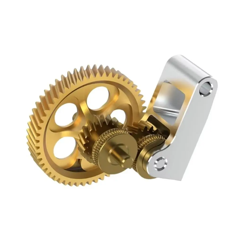 RNC Nano-Coated Extrusion Head Gear Lightweight High Strength 3D Printer Parts Hardened Steel Gear Durable Claw Gear