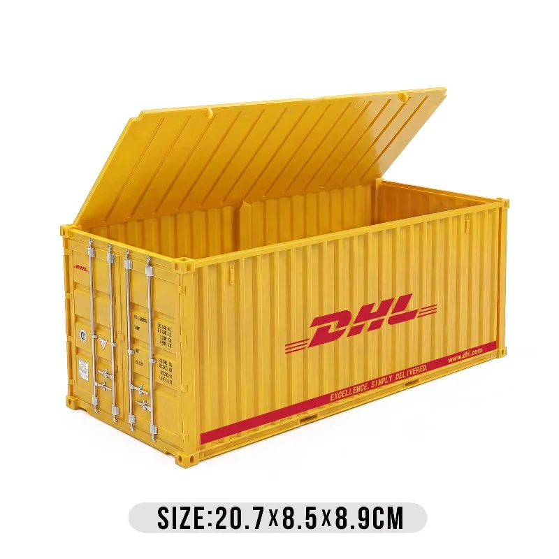 Desktop Storage Box, Sea Freight Container Model Storage Box, Large Capacity Item Storage for Home and Office Supplies