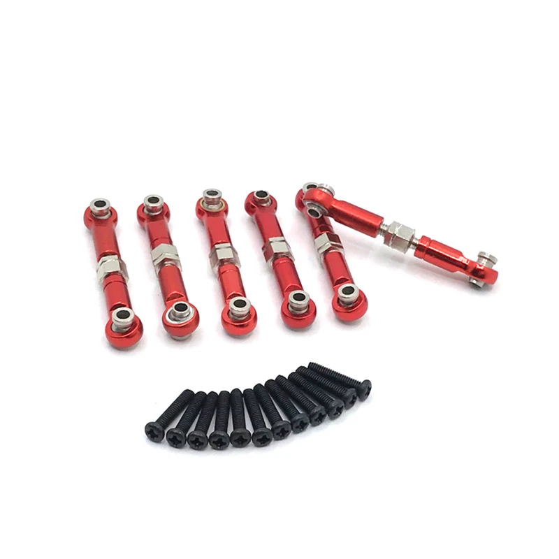 Adjustable Linkages Pull Rod Link For HS 18301 18302 18311 18312 18321 18322 1/18 RC Car Upgrade Parts