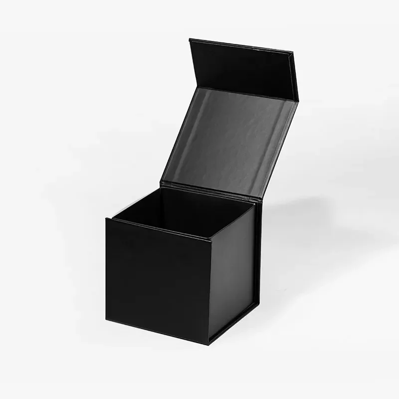 Geotobox 12x12x12cm | 4.72x4.72x4.72in Small Cube Magnetic Closure Luxury Candle Packaging Gift Boxes