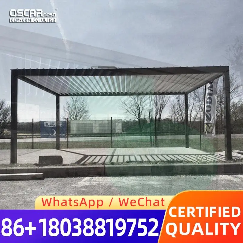Popular Style Aluminium Sustainable Roof Pergola for Outdoor Garden Patio pergola