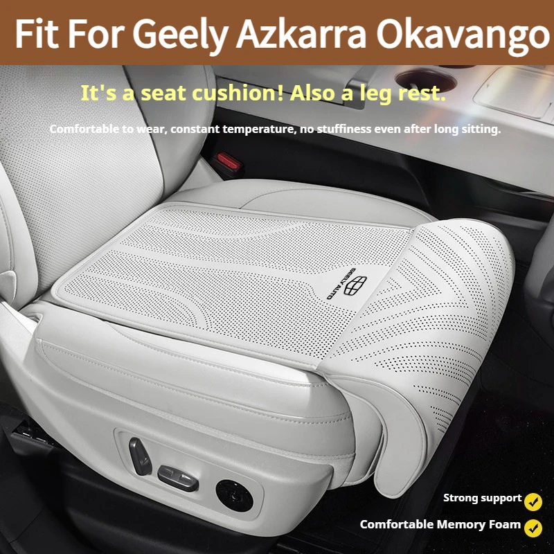Fit For Geely Azkarra Okavango Preface Integrated Extended Leg Support Seat Cushion Interior Car Modification