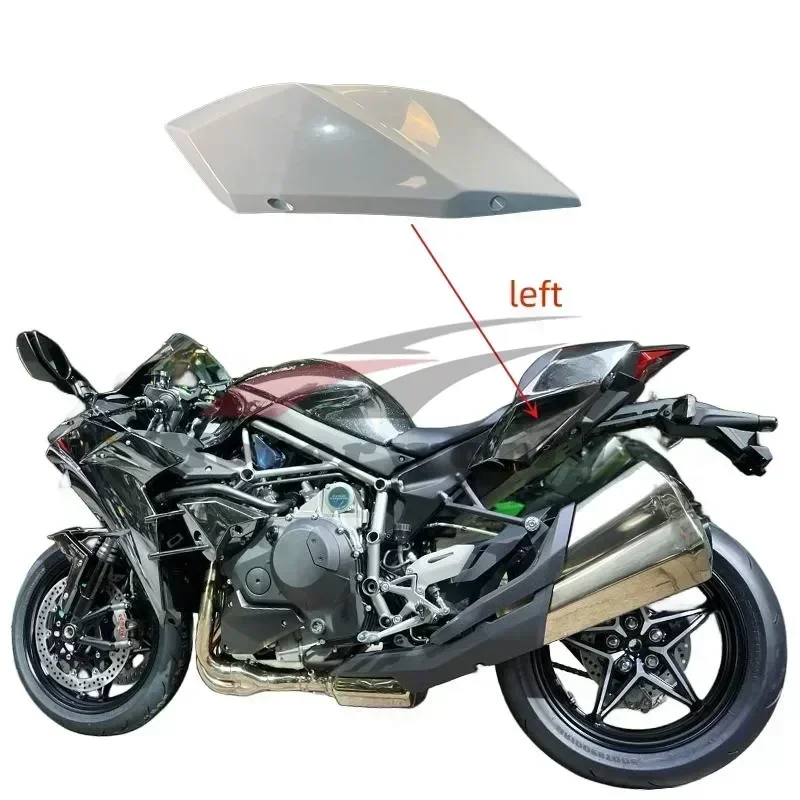 For Kawasaki H2 2017-2022 Motorcycle Unpainted Rear Tail Side Covers ABS Injection Fairing Accessories