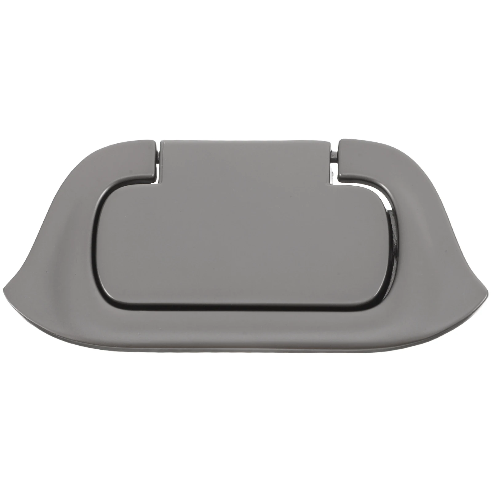 

Flush Pull Handle Zinc Alloy Recessed Drawer Handle For Cabinet Closet Slide Door Dark Grey Flat Hidden Knob Hardware