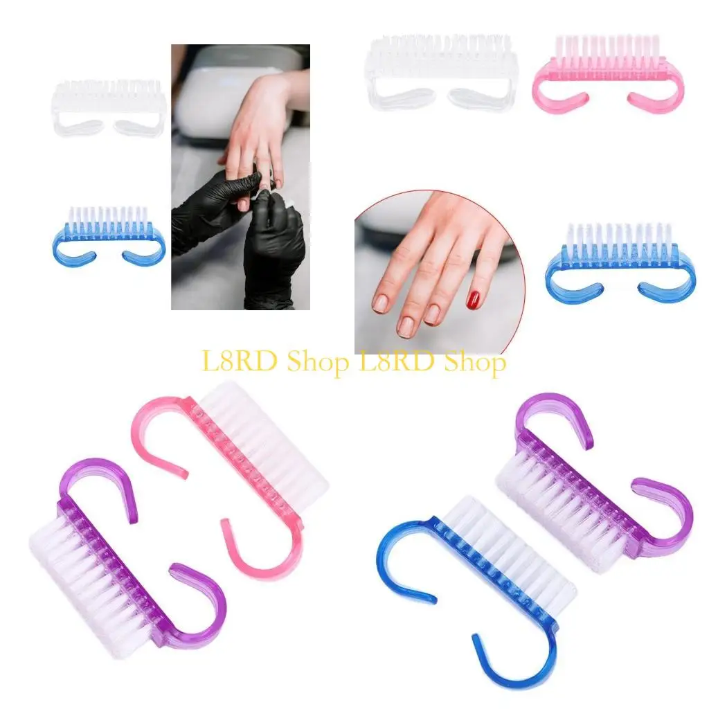L8RD Small Handle Brush Hand Scrubbing Cleaning Brush Toes and Cleaner