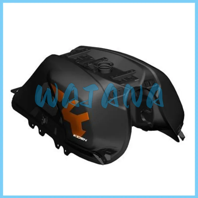 Kd150-gk3 Frosted Black Fuel Tank (national Iv/kiden/gray Orange White Sticker) 4031200-370000 For Kiden Original Part